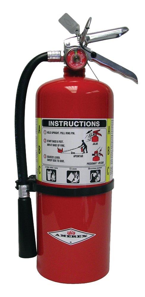 Amerex Red Dry Chemical Extinguisher with Bracket 