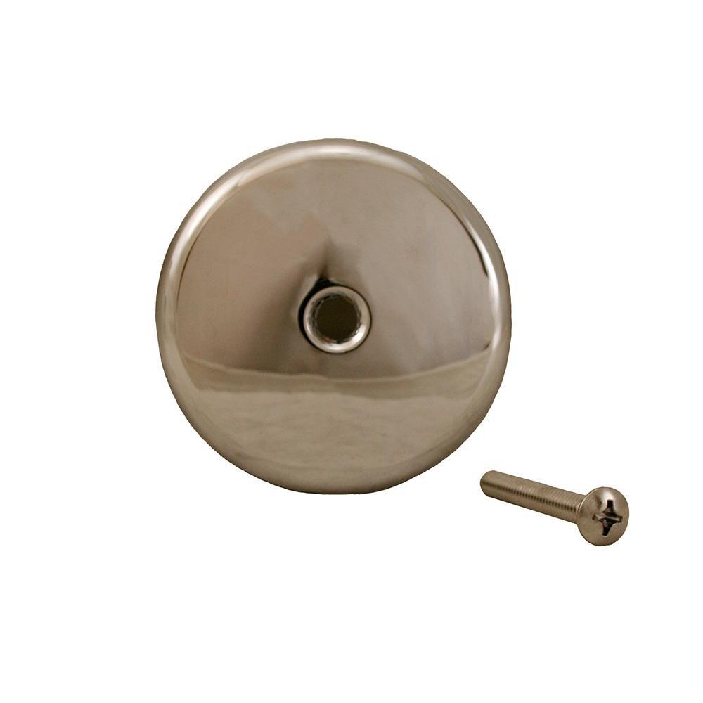 Jones Stephens Chrome Plated Waste and Overflow Trip Plate in Chrome Plated 