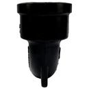 Black Hub x Spigot Service Cast Iron 1/4 Bend 