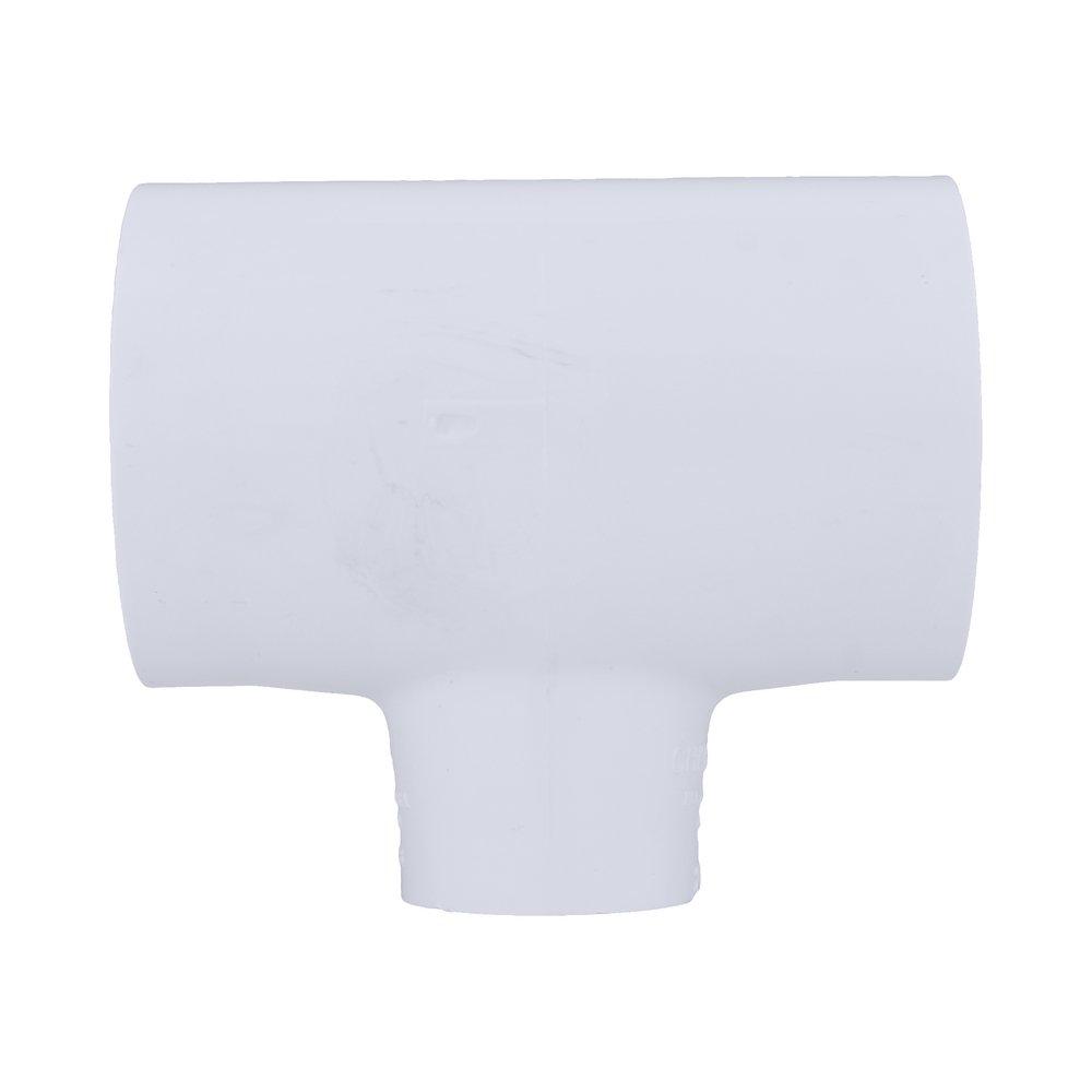 White PVC Schedule 40 Tee 
