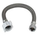 1/2 in Flare x 7/8 in. x 12 in. Braided PVC Toilet Flexible Water Connector