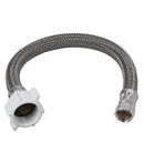 BrassCraft 3/8 in x 7/8 in. Braided PVC Toilet Flexible Water Connector 