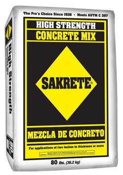 80 lb. Bag Sack Pre-Mixed Concrete