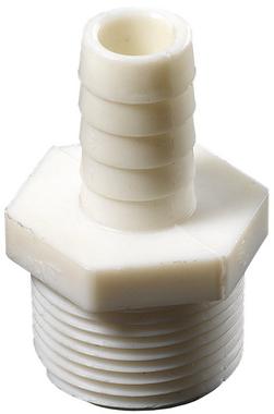 1 in. Hose Shank x MNPT Straight Nylon Insert
