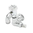 Sill Faucet, Vacuum Breaker, 1/2" NPT Female Flanged Inlet, 3/4" Hose Threads, Polished