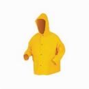 2XL Size Raincoat with Hood in Yellow