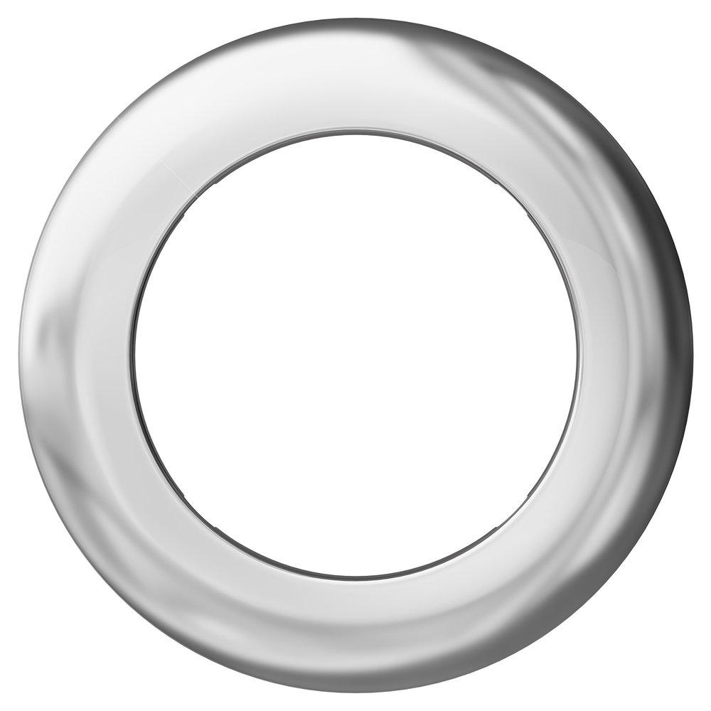 Jones Stephens Chrome Plated IPS Flexible Floor/Ceiling Plate Escutcheon 