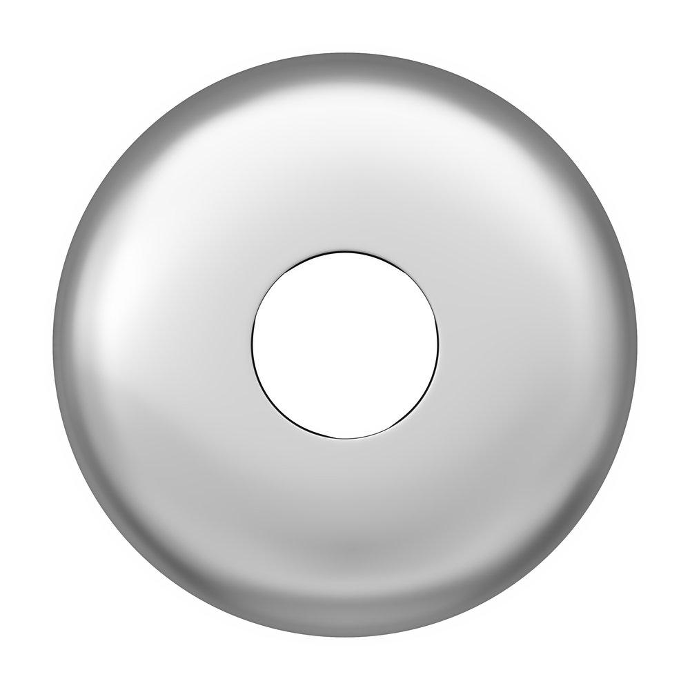 Jones Stephens Chrome Plated IPS Flexible Floor/Ceiling Plate Escutcheon 
