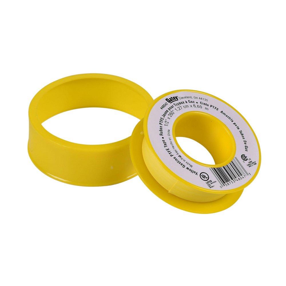 Oatey&reg; Yellow 1/2 in. PTFE Gas Piping in Yellow 