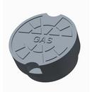 5-1/4 in. Cast Iron Valve Box Lid for Gas