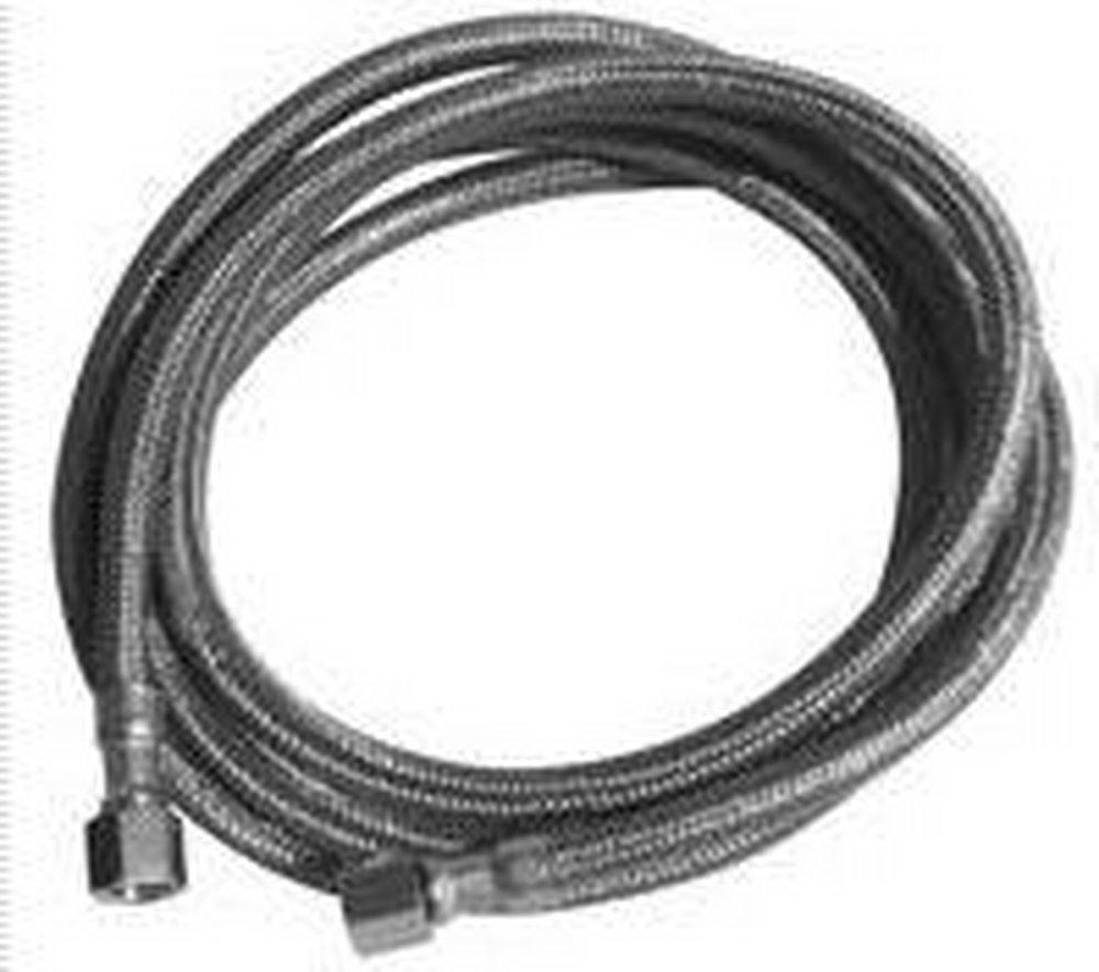 BrassCraft Stainless Steel 1/4 in. Braided Stainless Ice Maker Flexible Water Connector 