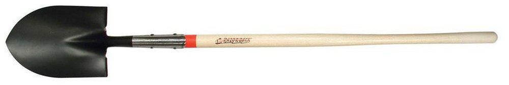 Razor-Back Black Round Shovel 