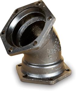 16 in. Mechanical Joint Ductile Iron C153 Short Body 45 Degree Bend