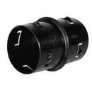 ADS&reg; Black Snap Corrugated HDPE Internal Single Wall Coupling 