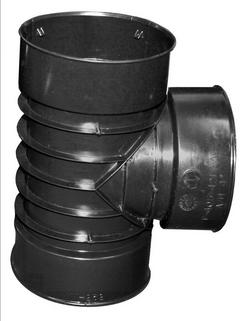 4 in. Snap-in Plastic Tee