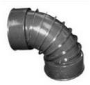 3 in. Snap Corrugated Straight HDPE 90 Degree Elbow