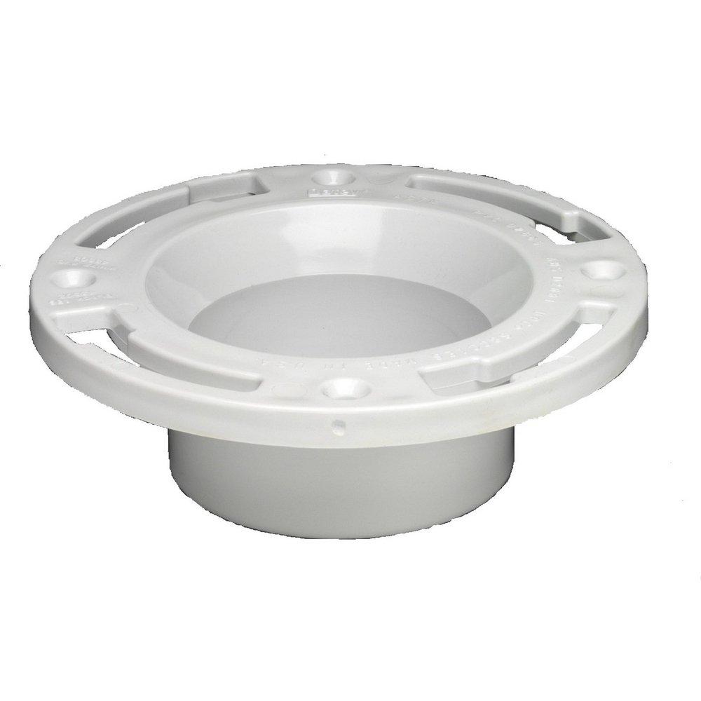 Oatey&reg; White 3 in. PVC Inside Closet Flange Less Test Cap 