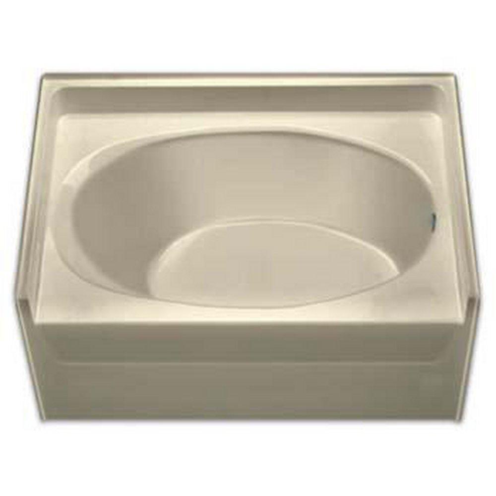 Aquarius Industries White 60 x 42 in. Soaker Alcove Bathtub with Drain in White 