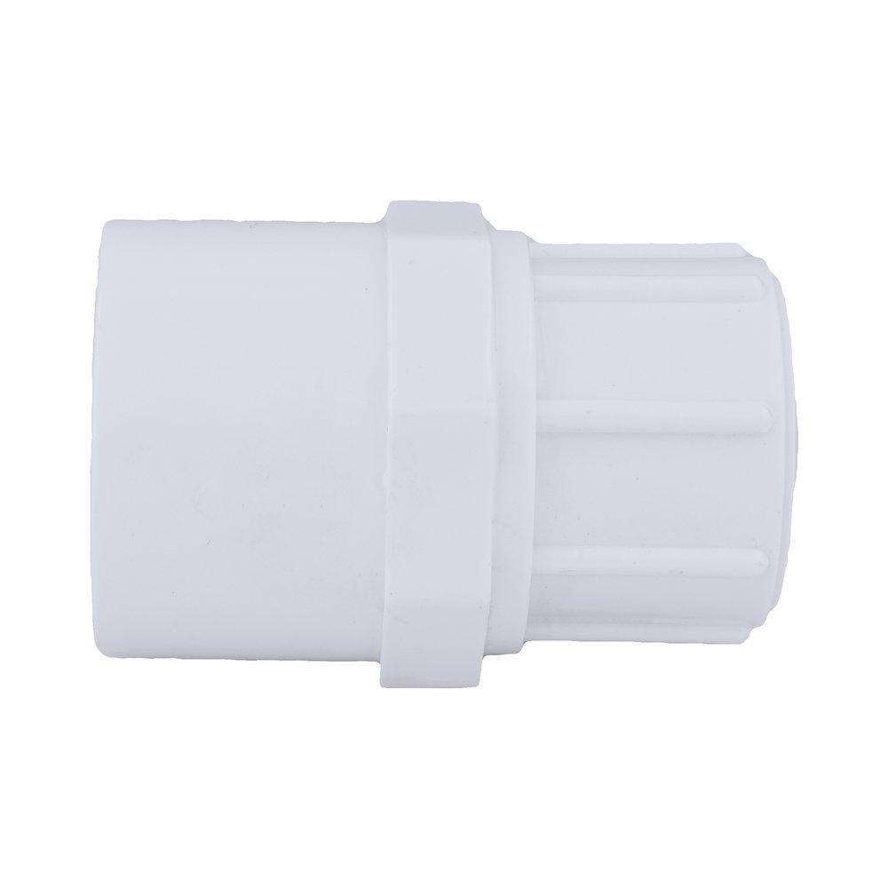 White PVC Schedule 40 Female Adapter 