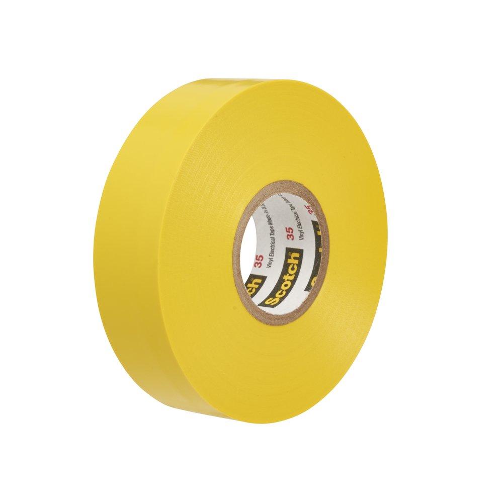 Scotch&reg; 35 Yellow Electric Insulation Tape 1/2 X 2 