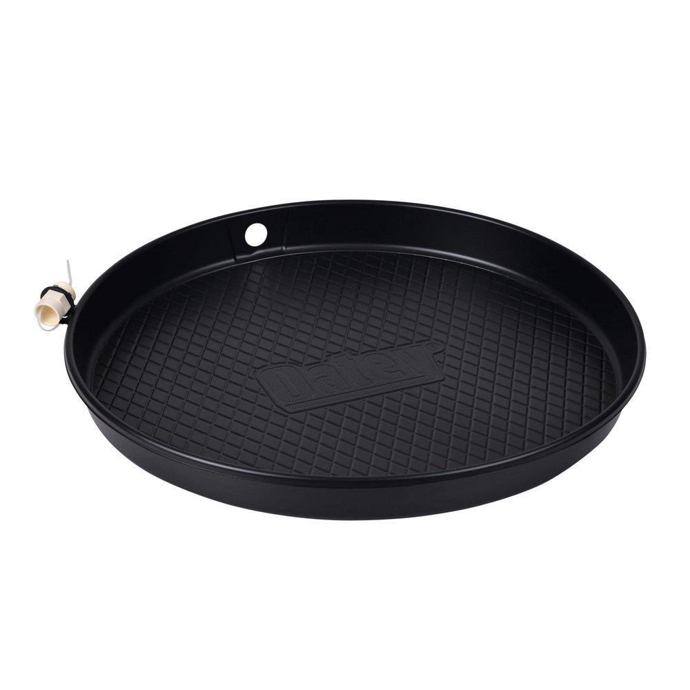Oatey 34153 , Water Heater Pan, Aluminum, 24 Inch Dia., 1 Inch PVC Fitting - View #3