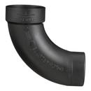 Black ABS DWV Long Turn 90&deg; Street Elbow 