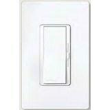 Lutron Electronics White 2-47/50 in. 3 Speed 1 Pole/3 Pole Fan Control 
