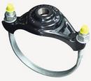 Romac Industries 12 in. CC Iron and Stainless Steel Strap and Nylon Saddle 