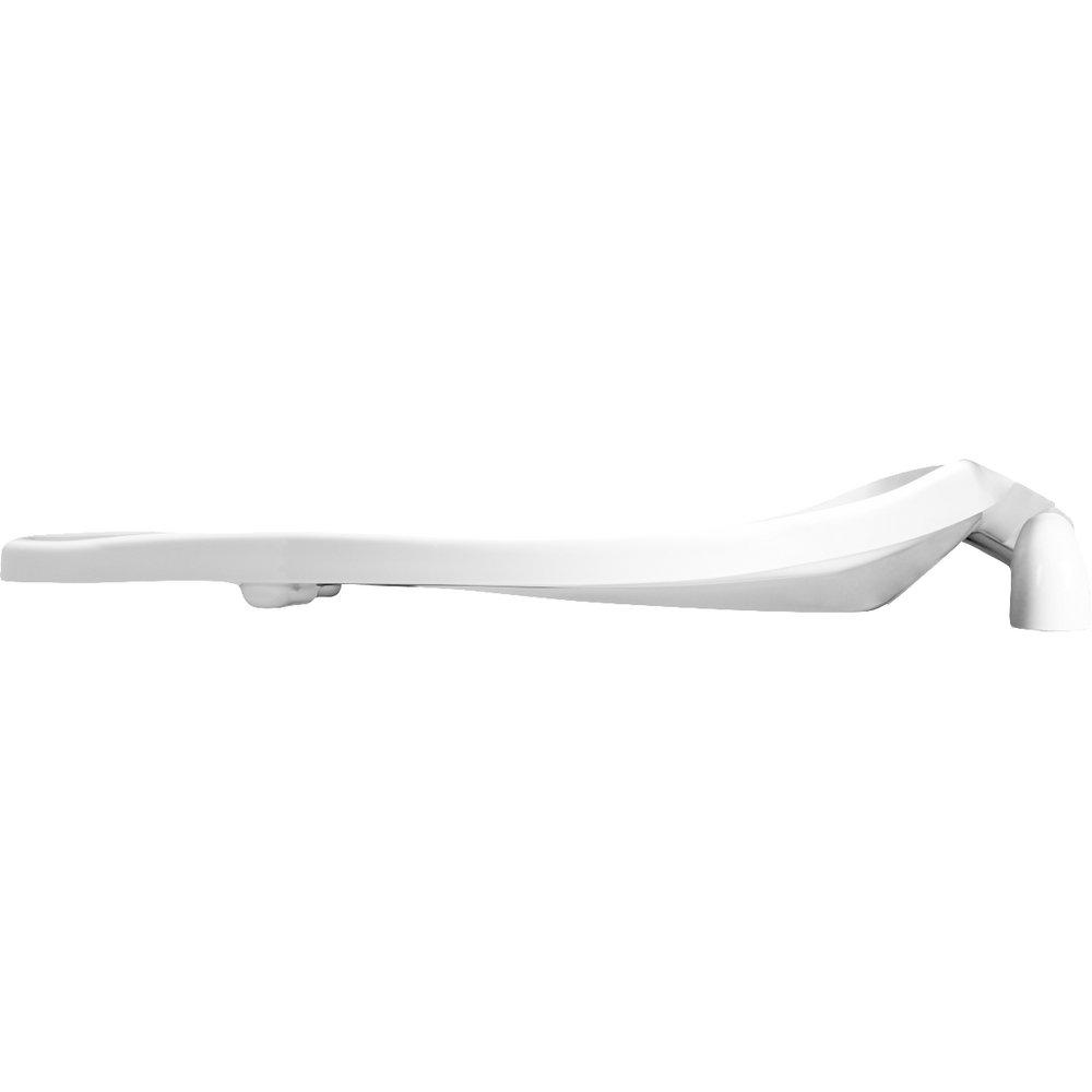 Church Seat White Elongated Open Front Toilet Seat 