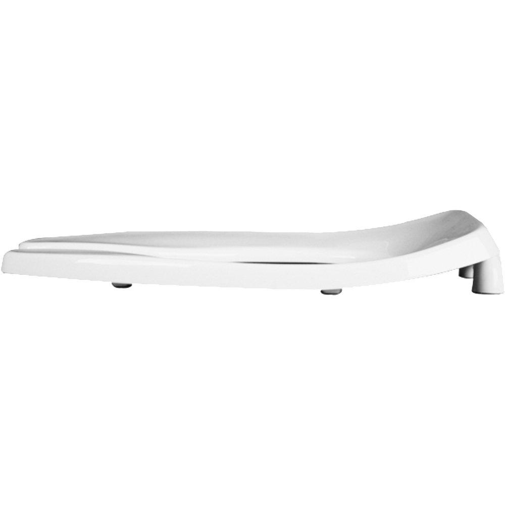 Bemis White Elongated Open Front Toilet Seat 