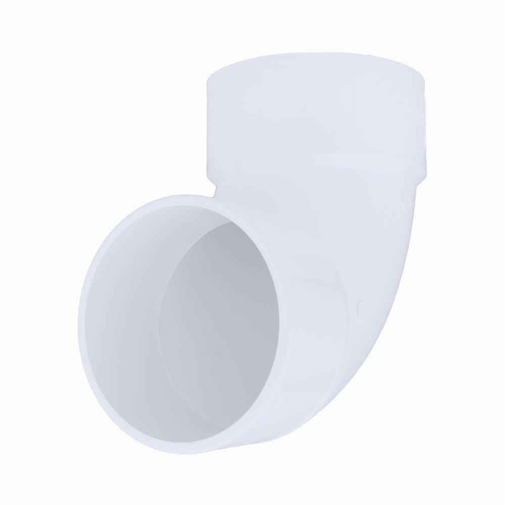 White PVC DWV 90&deg; Street Elbow 