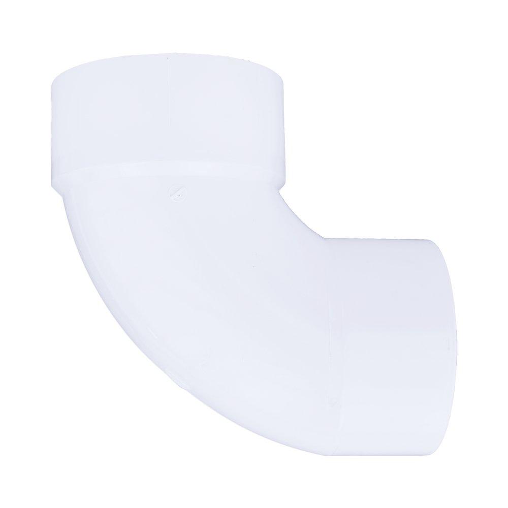 White PVC DWV 90&deg; Street Elbow 