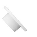 White Inside 4 in. or Over 3 in. Pipe PVC DWV Flush Closet Flange with Knockout 
