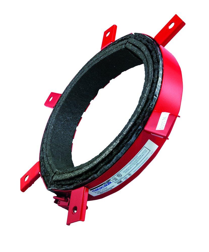 Rectorseal Red Intumescent Pipe Collar in Red 