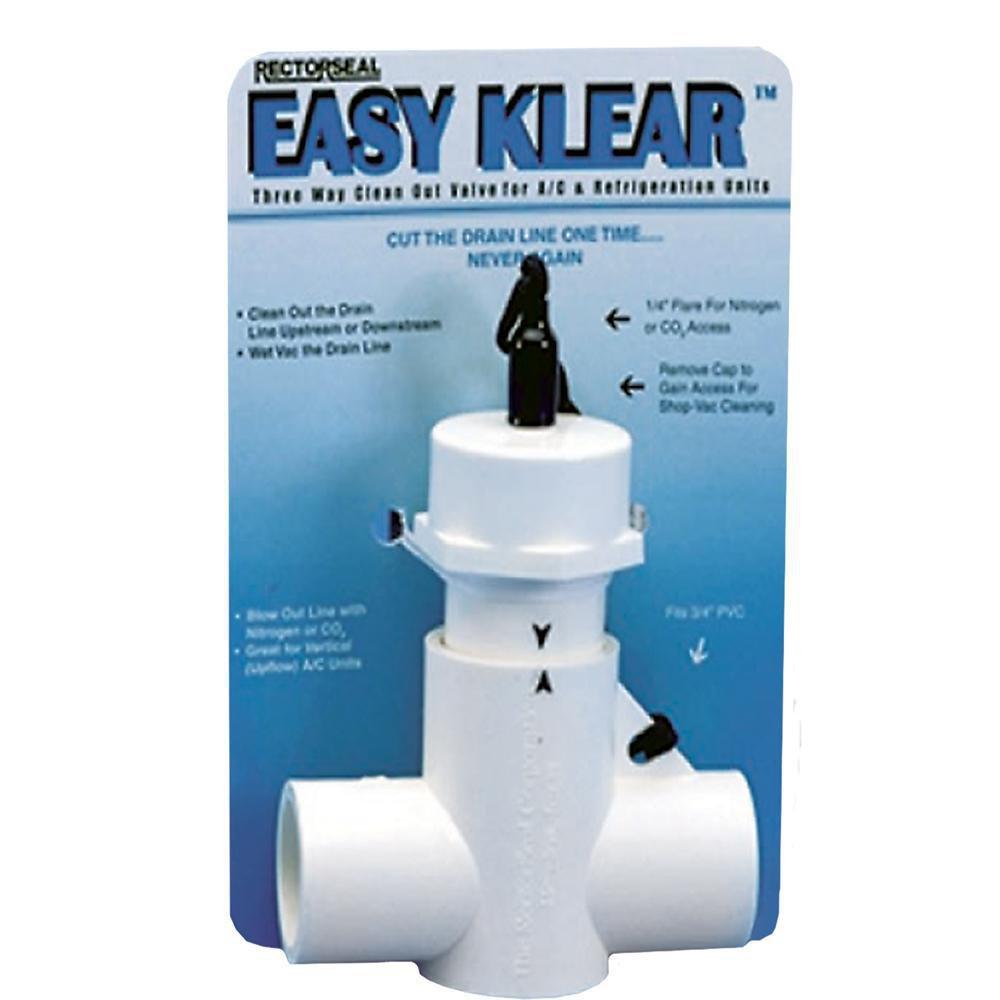 Rectorseal White 3-Way Clean-Out Valve 