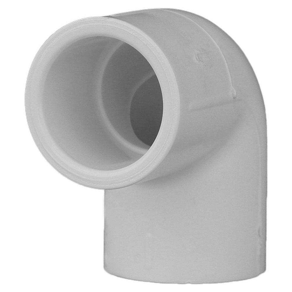 White PVC Schedule 40 90&deg; Elbow 