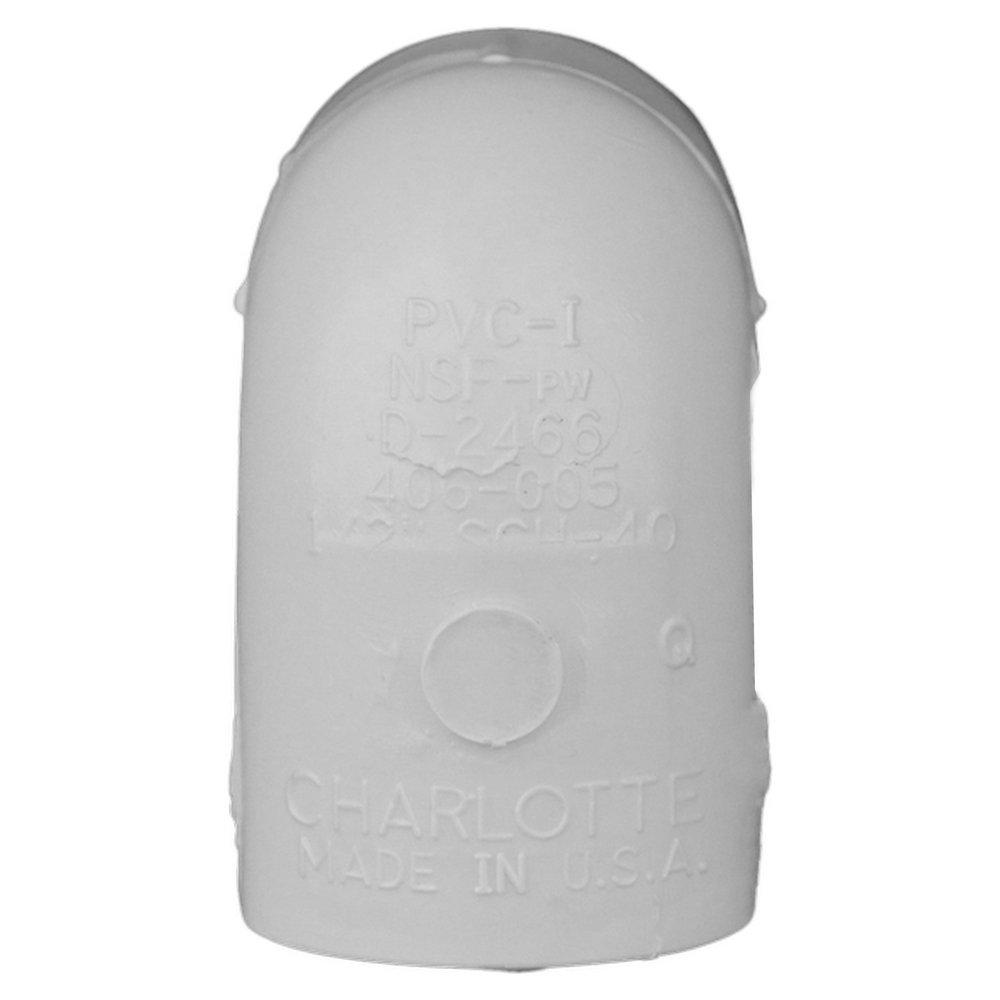 White PVC Schedule 40 90&deg; Elbow 