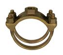 12 x 2 in. Iron Pipe Brass Strap Saddle