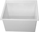 FIAT Products White 23 x 21-1/2 in. Drop-in Laundry Sink 