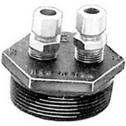 3/8 x 3/8 in. Cast Iron Gray Duplex Bushing