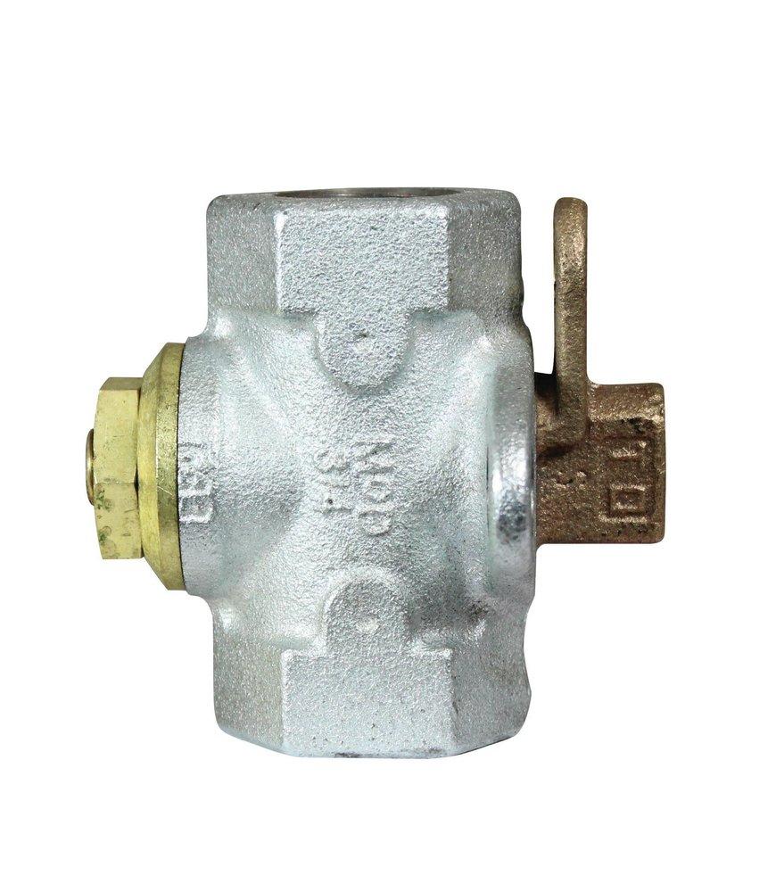 A.Y. McDonald Iron FNPT Lockwing Handle Plug Valve 