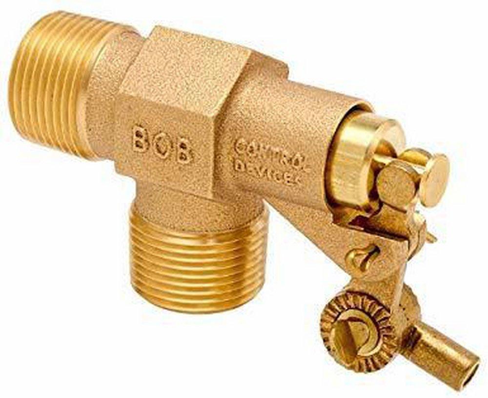 Robert Manufacturing Red Brass MIPT Float Valve 
