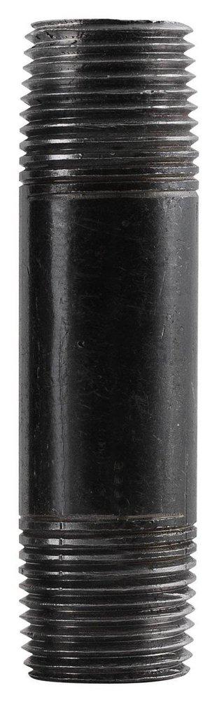1-1/2 in. NPT Schedule 40 Domestic Black Carbon Steel Seamless Nipple 