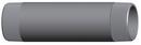 1/2 in. Sch. 40 A106B TBE Nipple Seamless Black Carbon Steel 