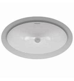 19-1/8 in. Undermount Oval Vitreous China Bathroom Sink in White