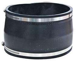 8 in. Clay x Asbestos Cement Fiber and Ductile Iron Flexible Coupling