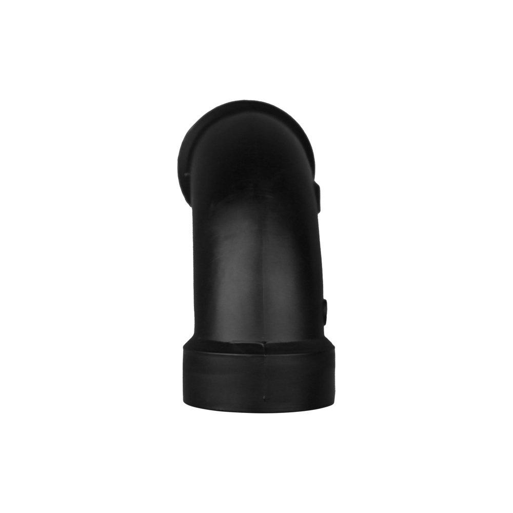 Black ABS DWV Slip Joint Male Trap Adapter with Washer & Polyethylene Nut 