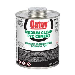 32 oz. Medium Bodied Fast Set Clear PVC Pipe Cement
