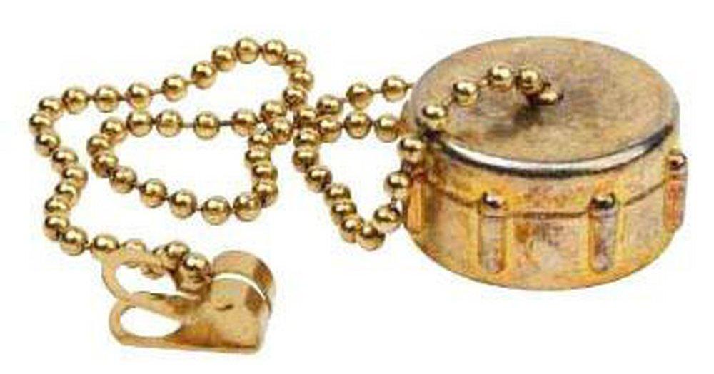 BrassCraft FHT Garden Hose Brass Cap with Chain 