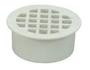 3 in. Push On Plastic White General Purpose Drain